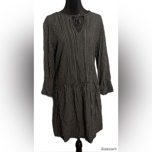 NWOT Old Navy Pleated Tie-Neck Swing Dress size XL - Picture 9 of 11